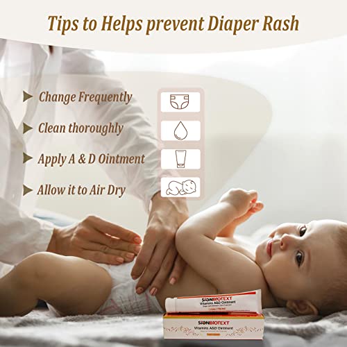A&D Sion Biotext Diaper Rash Cream 4oz: Skin Soothing & Moisturizing