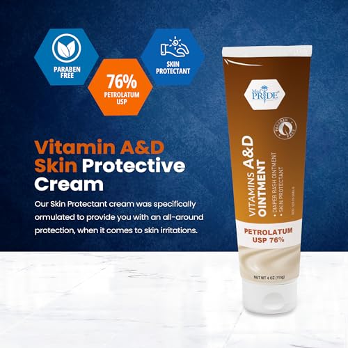 Sensitive Baby & Adult Diaper Rash Relief: Vitamin A & D Ointment