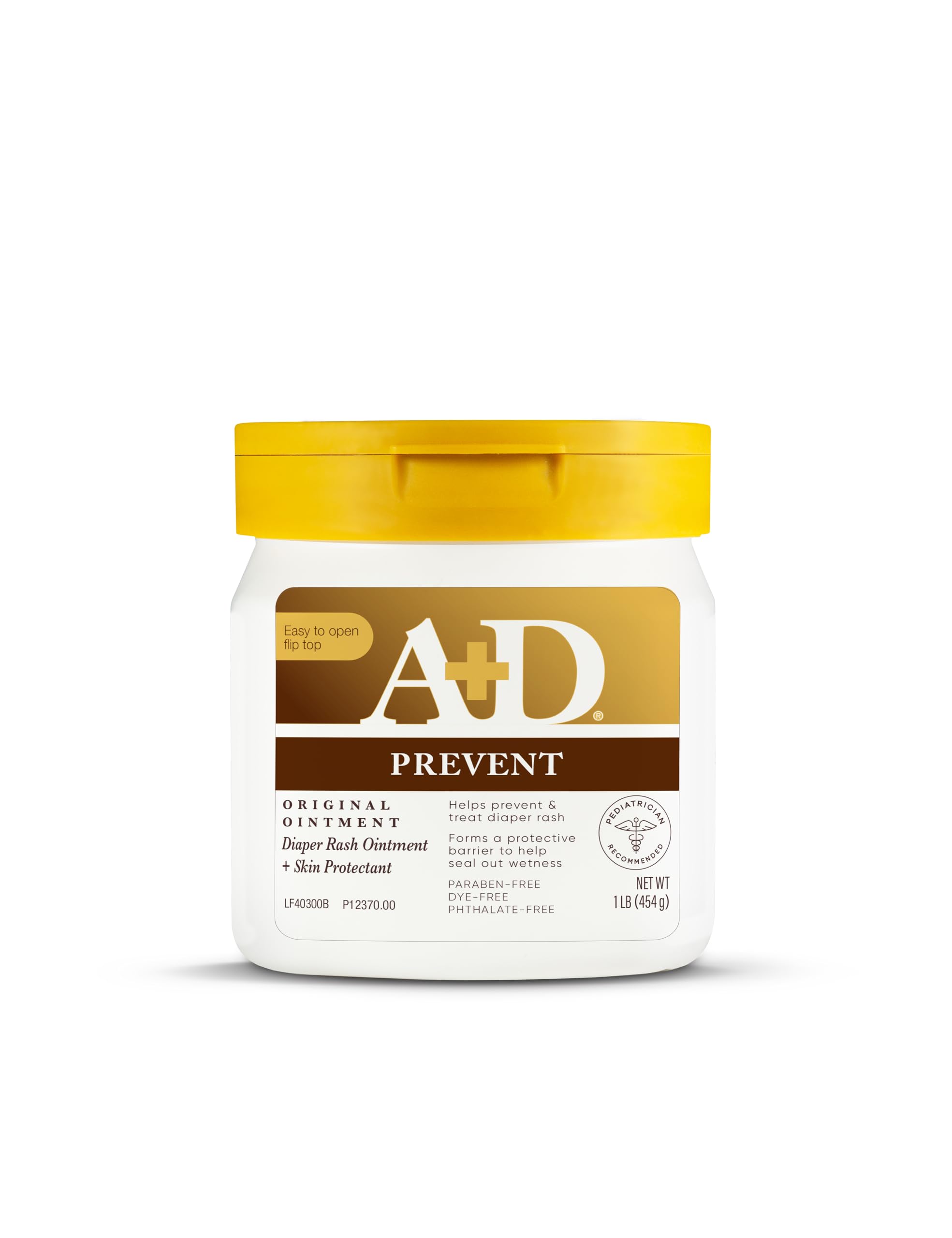 A&D Original Diaper Rash Ointment for Babies, 16oz Jar